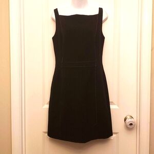 🔥Vintage Lilly Pulitzer Sheath Dress Sleeveless Square Neck Pink Thread Trim 6